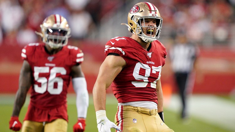 Nick Bosa Cleveland Browns-San Francisco 49ers Football