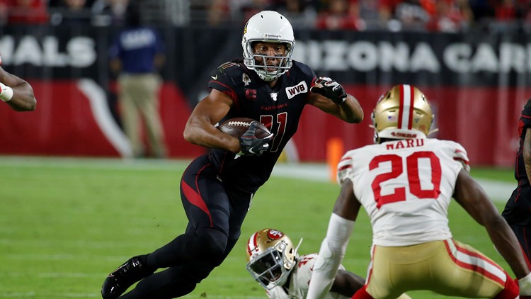 Larry Fitzgerald San Francisco 49ers-Arizona Cardinals Football