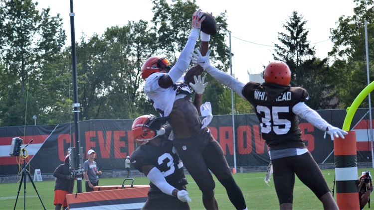 David Njoku Cleveland Browns training camp August 10, 2019
