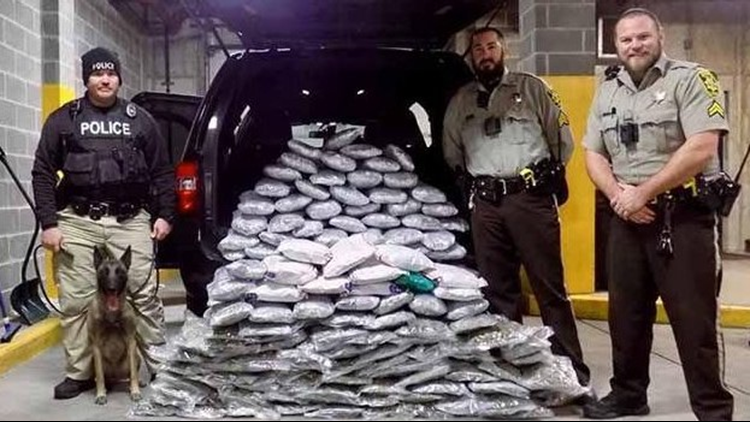 150 pounds of marijuana seized in Warren County, Missouri