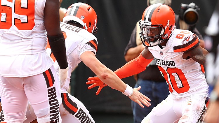 Jarvis Landry Baker Mayfield Cleveland Browns-Oakland Raiders Football