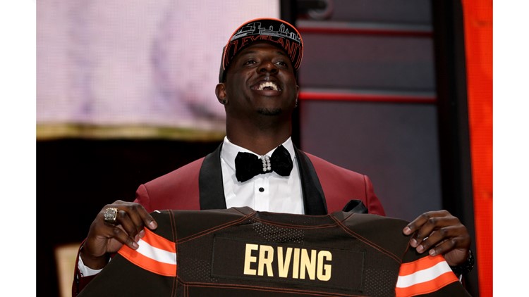 Cameron Erving NFL Draft Football