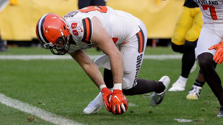 Stephen Carlson Cleveland Browns-Pittsburgh Steelers Football