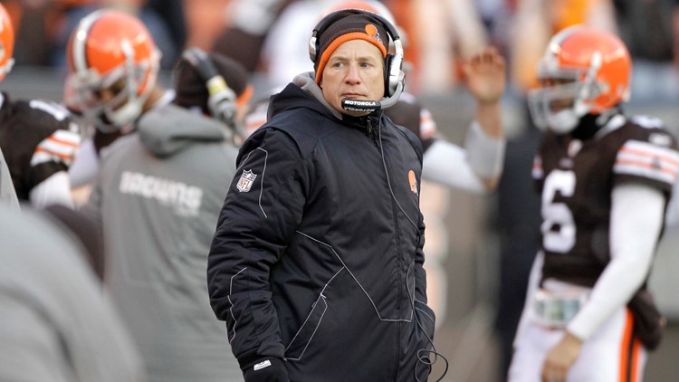Eric Mangini Pittsburgh Steelers-Cleveland Browns Football