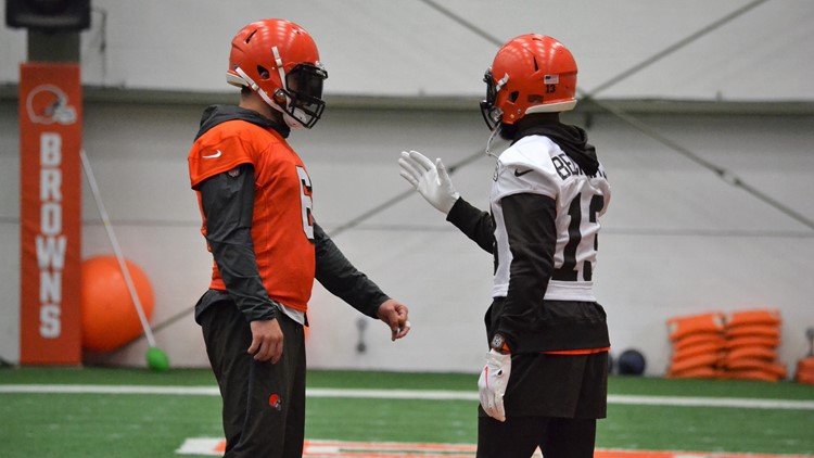 Baker Mayfield Odell Beckham Jr. Cleveland Browns Minicamp June 6, 2019