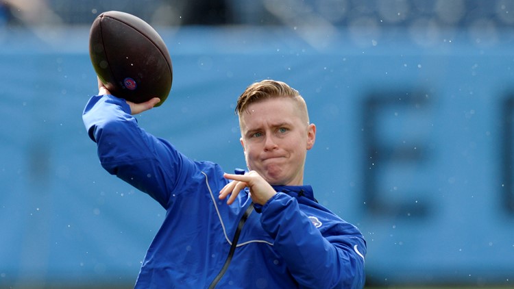 Callie Brownson Buffalo Bills-Tennessee Titans Football
